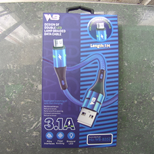WB-B352 3.1A USB Data Cable Fast Charge - Micro