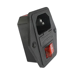 AC Socket with Switch and Fuse